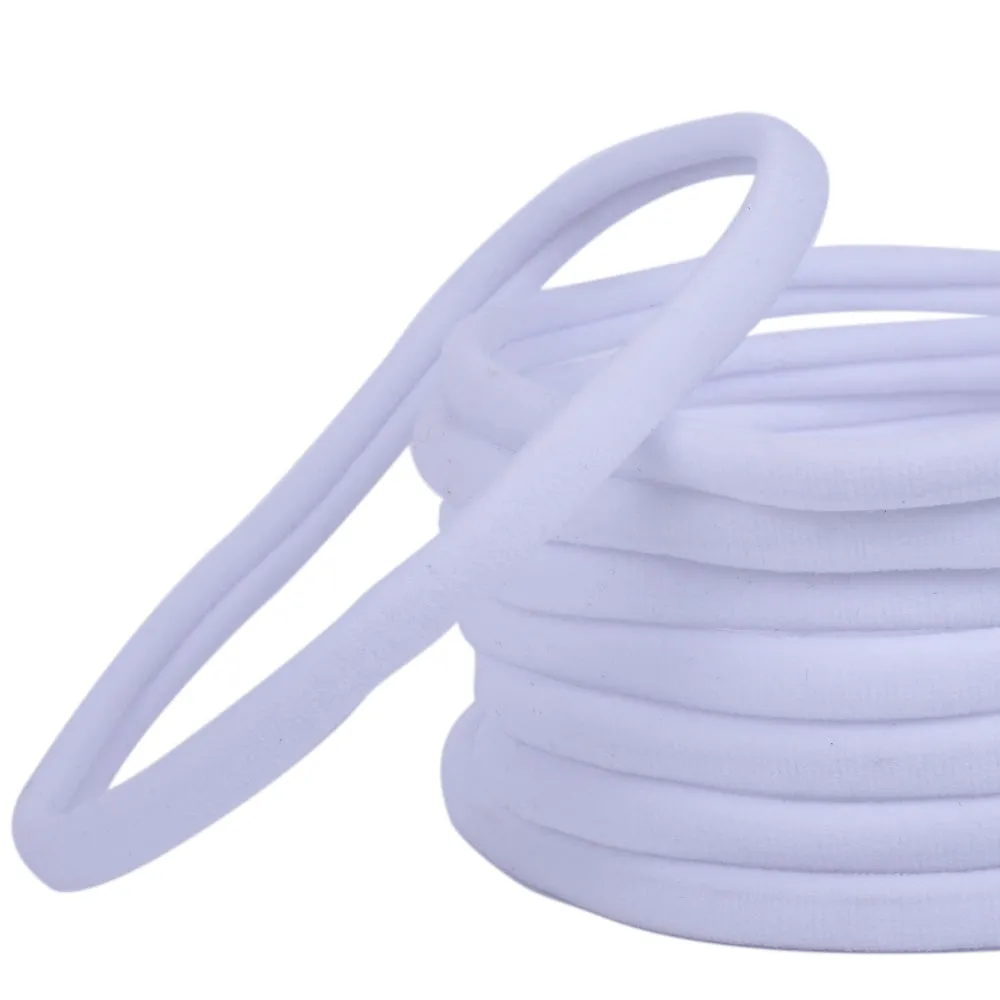 10PCS 33cm Nylon Baby Headbands Wholesale Elastic Run-Resistant Stretchy Headbands