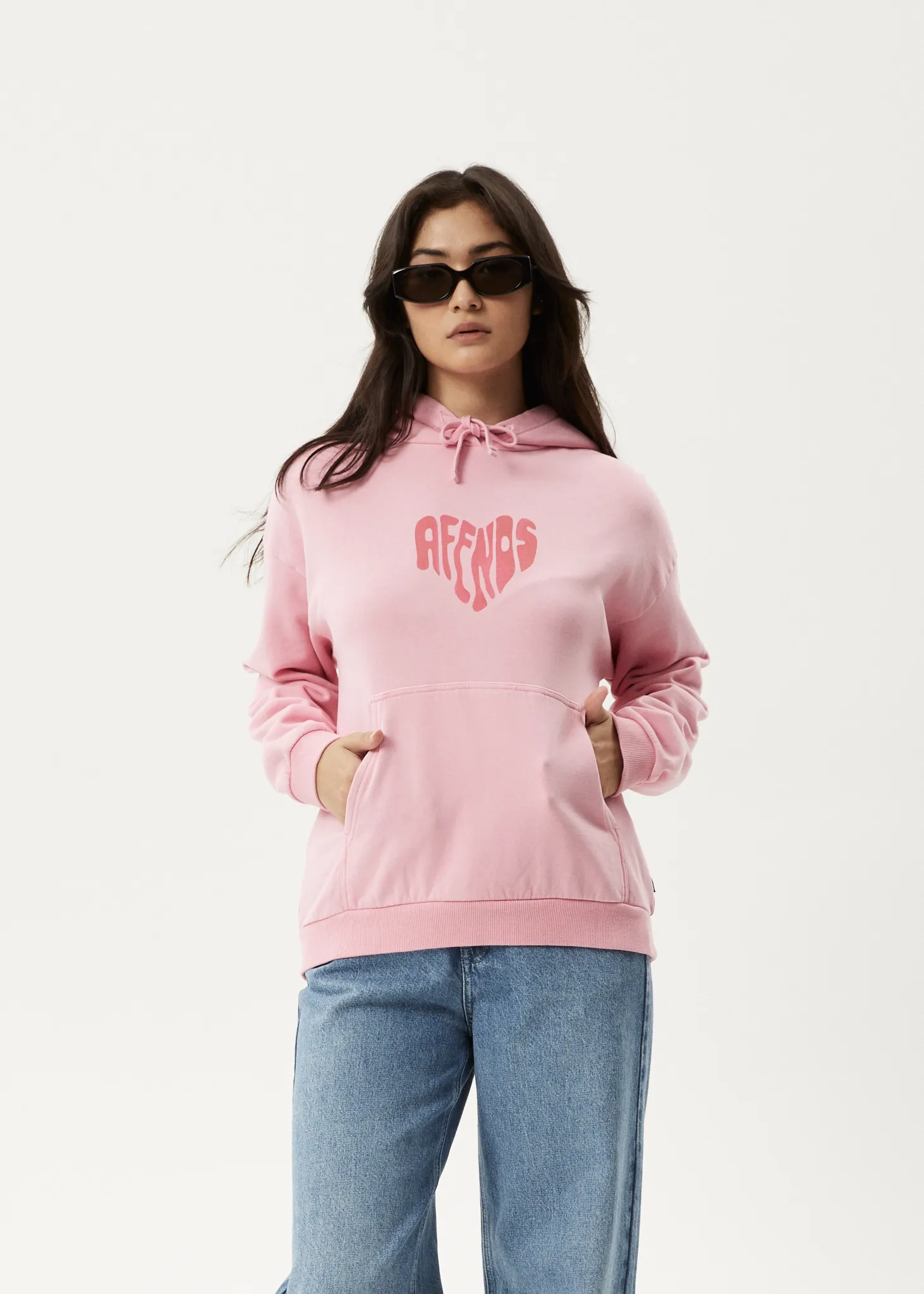 AFENDS Womens Mara Hood - Powder Pink
