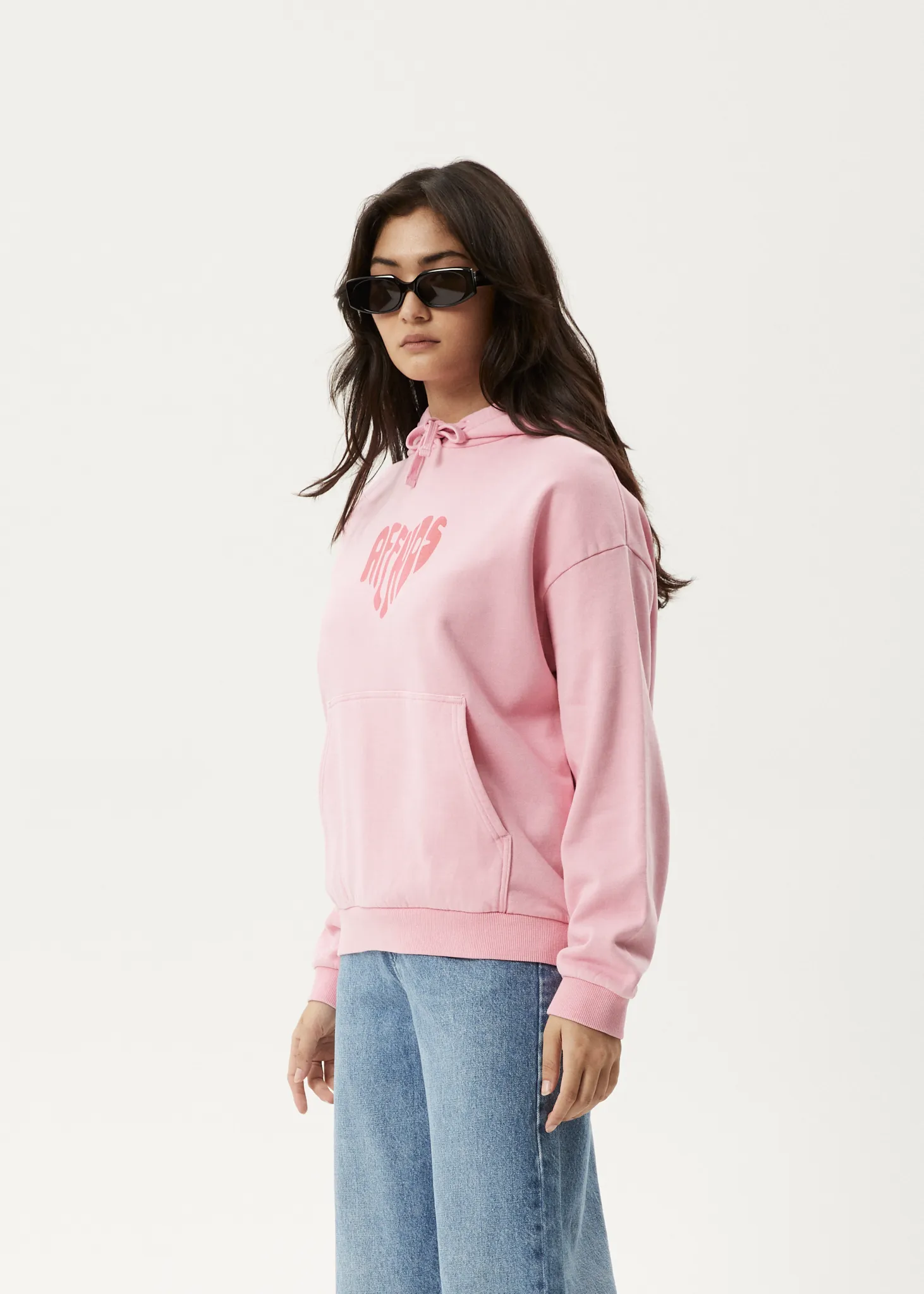 AFENDS Womens Mara Hood - Powder Pink