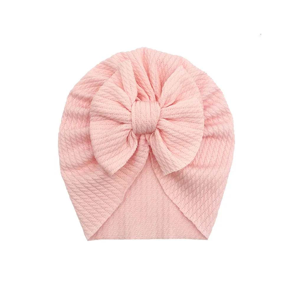 Baby Hattie Bow Turban - Fairy Floss