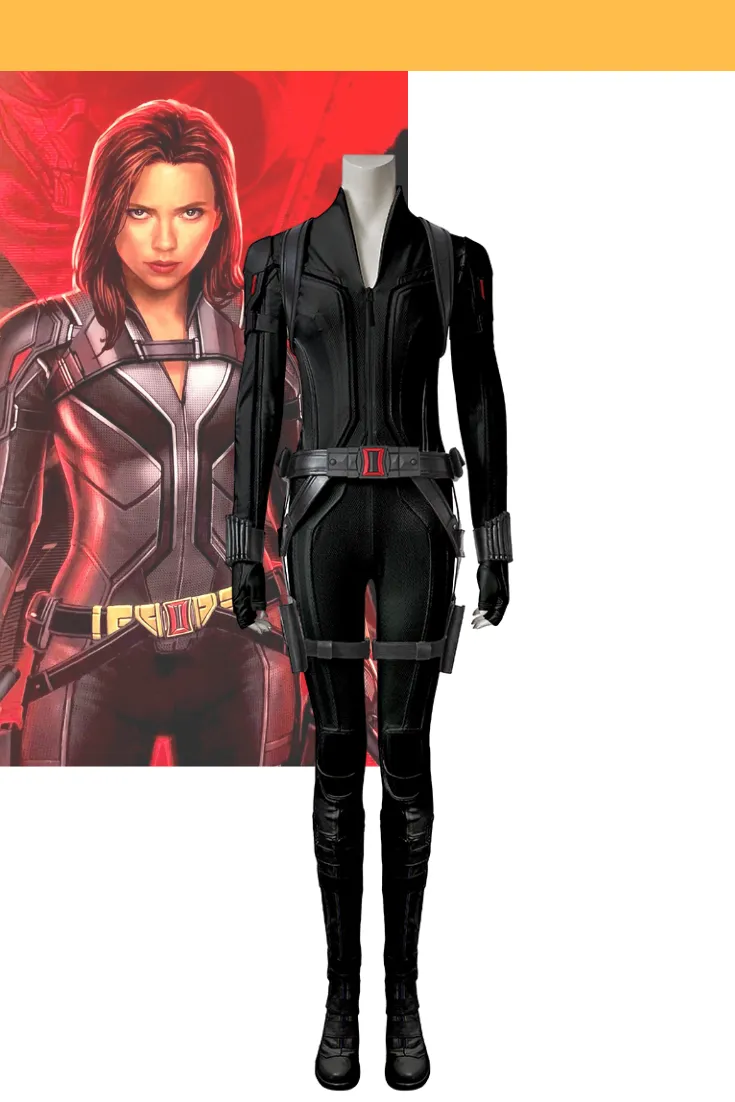 Black Widow 2021 Movie Stealth Black Costume