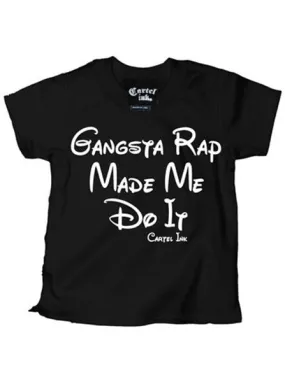 Children's Gangsta Rap Tee - Blame it on the Music