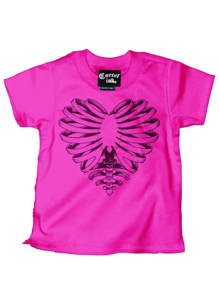 Child's Skeleton Heart T-Shirt