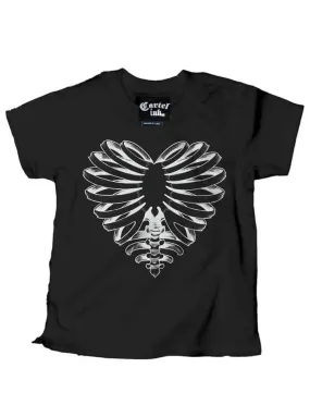 Child's Skeleton Heart T-Shirt