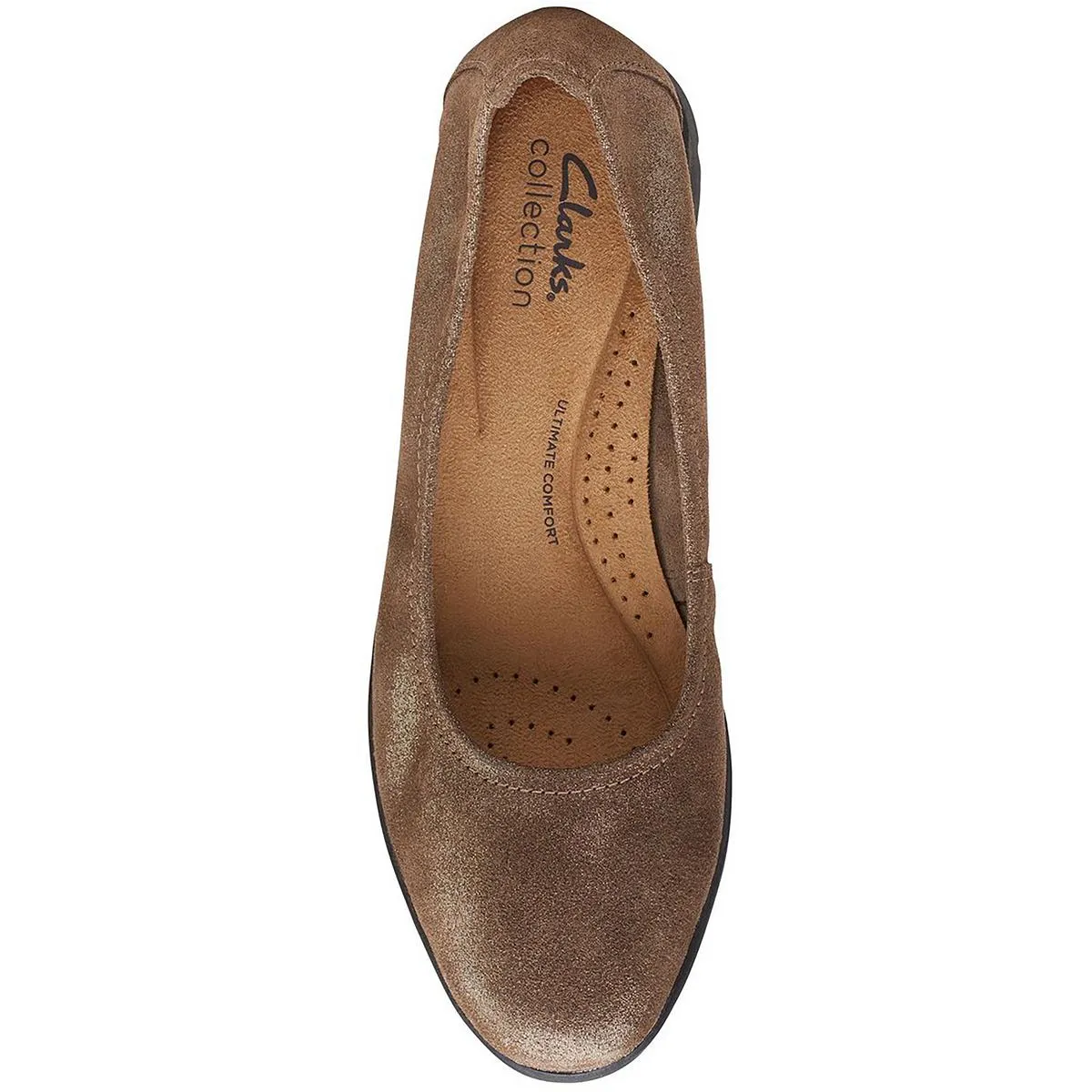 Clarks Women's Metallic Perforated Slip-On Sneakers