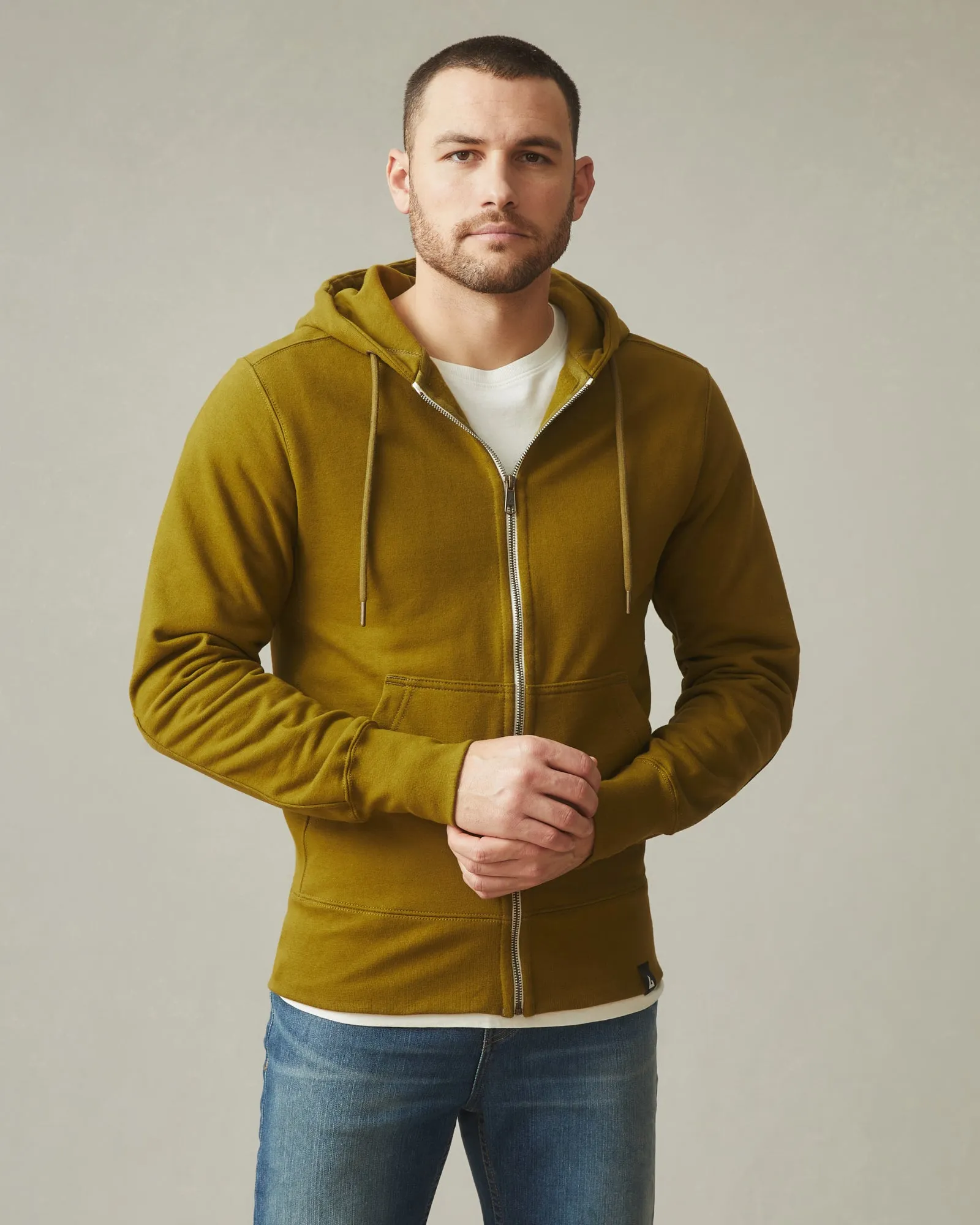 Classic Full Zip Jacket - Fir Green