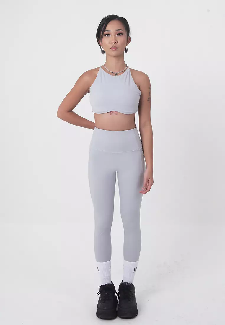 Classic Pocket Leggings In Mist White