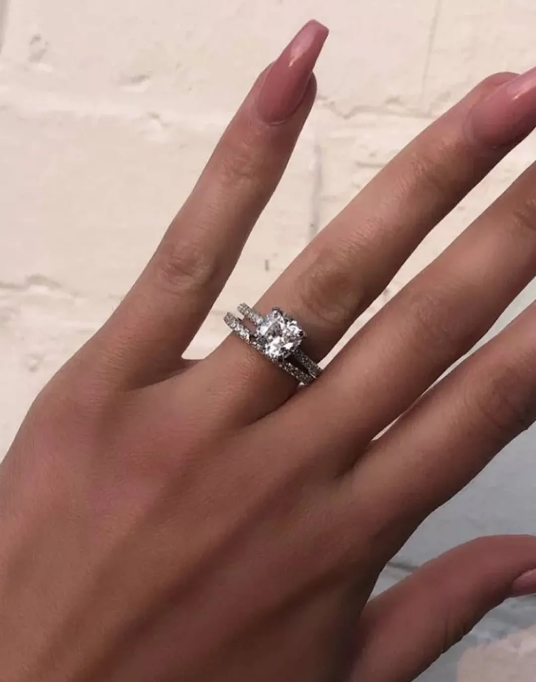Cushion Cut Diamond Ring with Four Claws