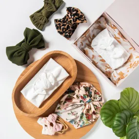 Eeny Meeny Miny Moe Baby Girl Gift Set - Wild Bows and Turbans