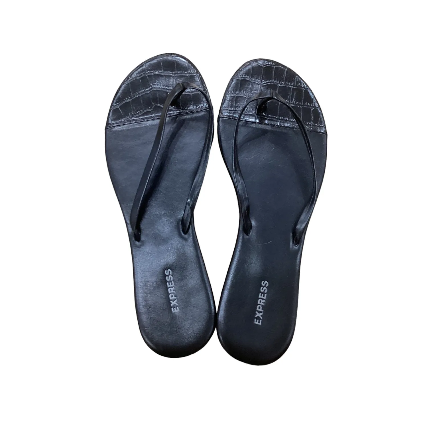 Express Flat Sandals, Size 9.