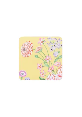 Floral Fields Set of 4 Cork Coasters