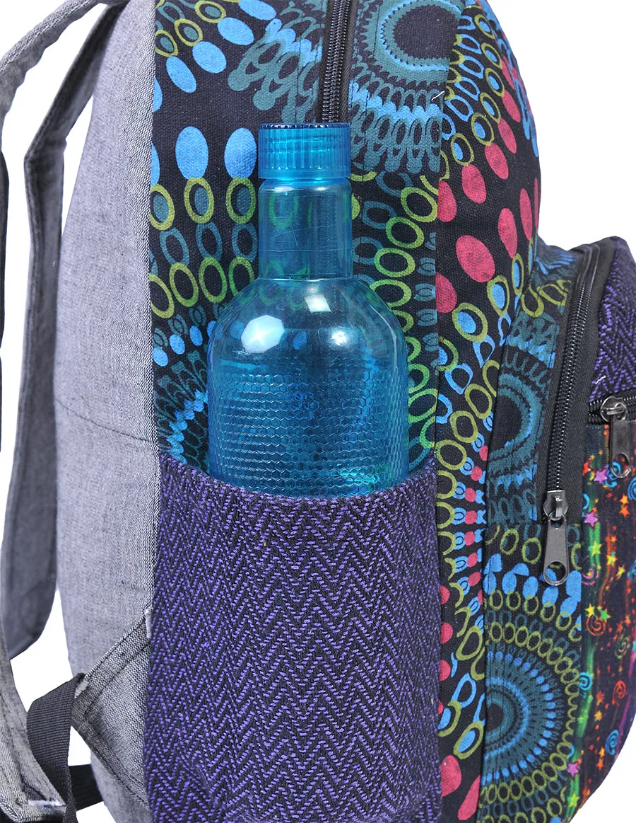 Graphic Mushroom Print Backpack Bag