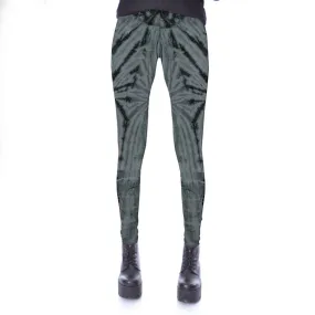 Grey and Black Calla Leggings