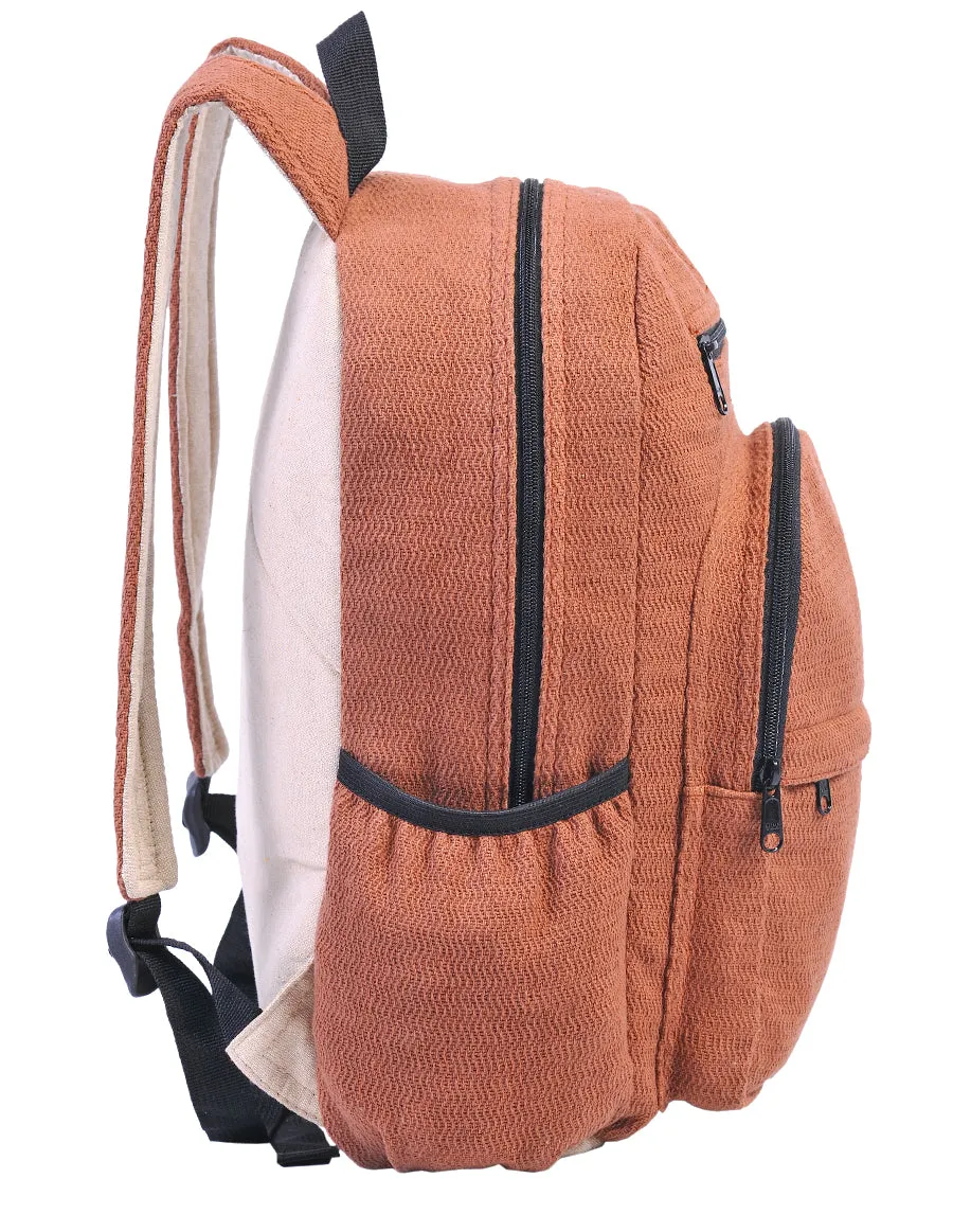 Hemp Cotton Backpack Bag