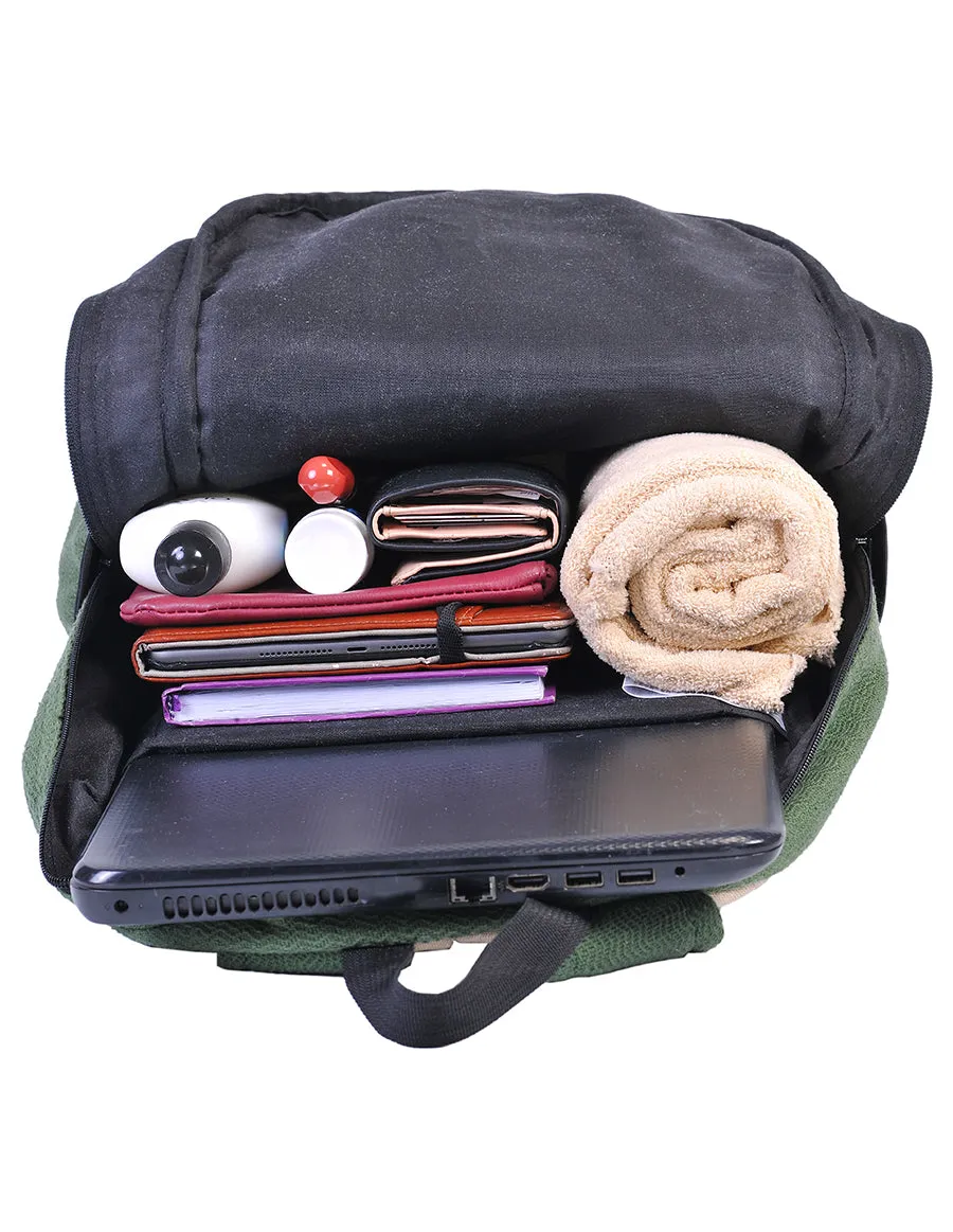 Hemp Cotton Backpack Bag