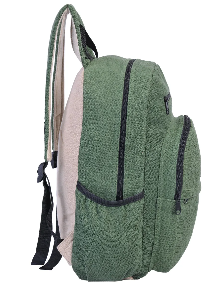 Hemp Cotton Backpack Bag