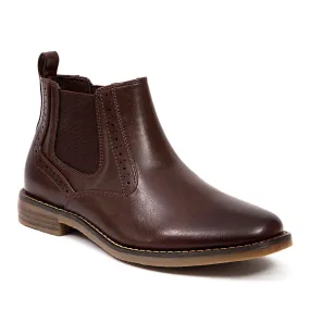 Kids Brown Leather Shoes - Malcom Jr. Collection