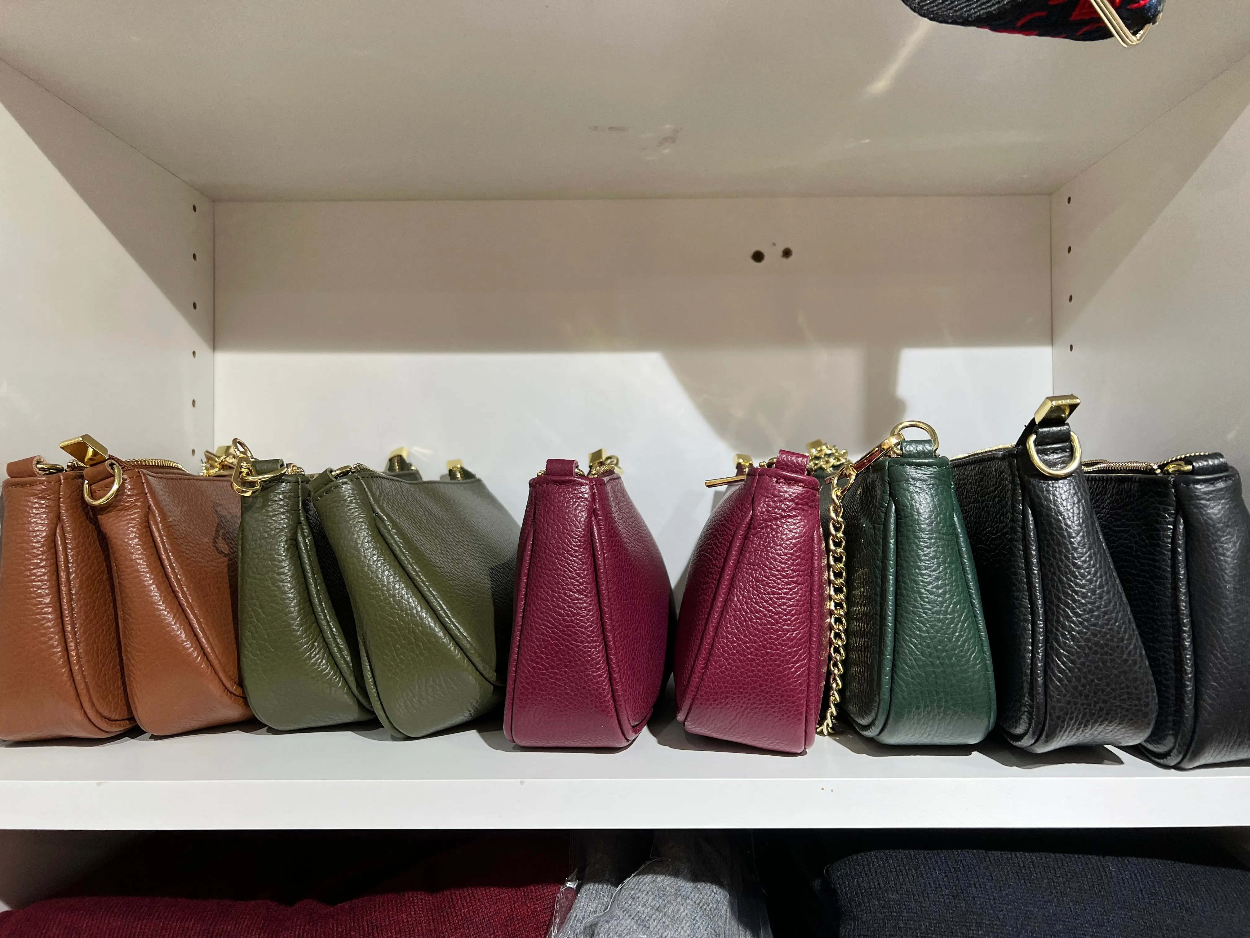 Mini Leather Crossbody Handbag Gia - Buy Now