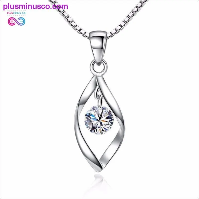 Minimalist Crystal Necklaces & Pendants - Trendy Twist Design