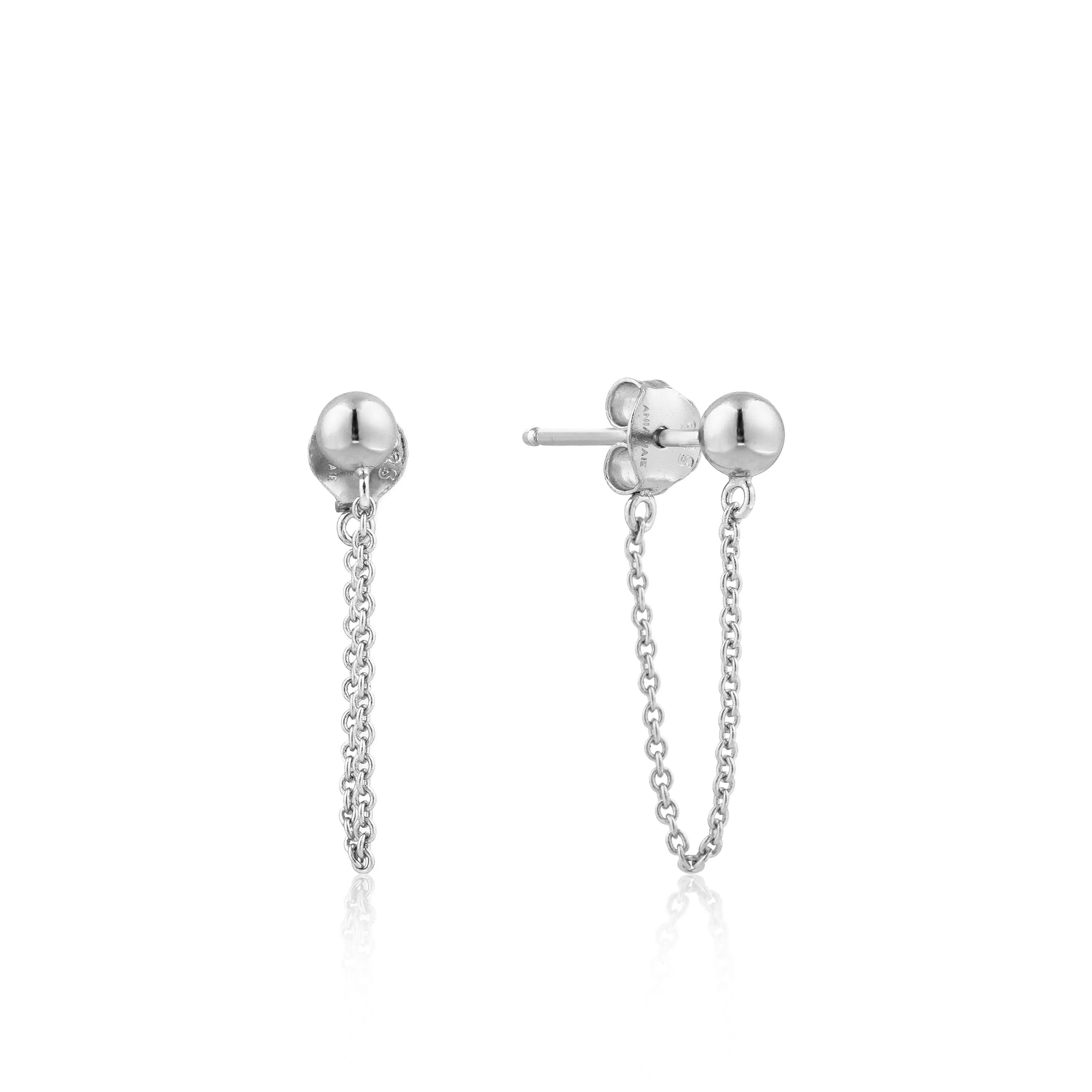 Modern Chain Stud Earrings: Shop Now