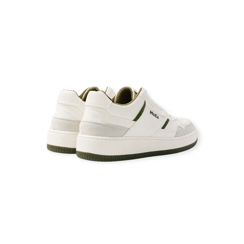 MoEa Cactus White & Green Suede GEN1