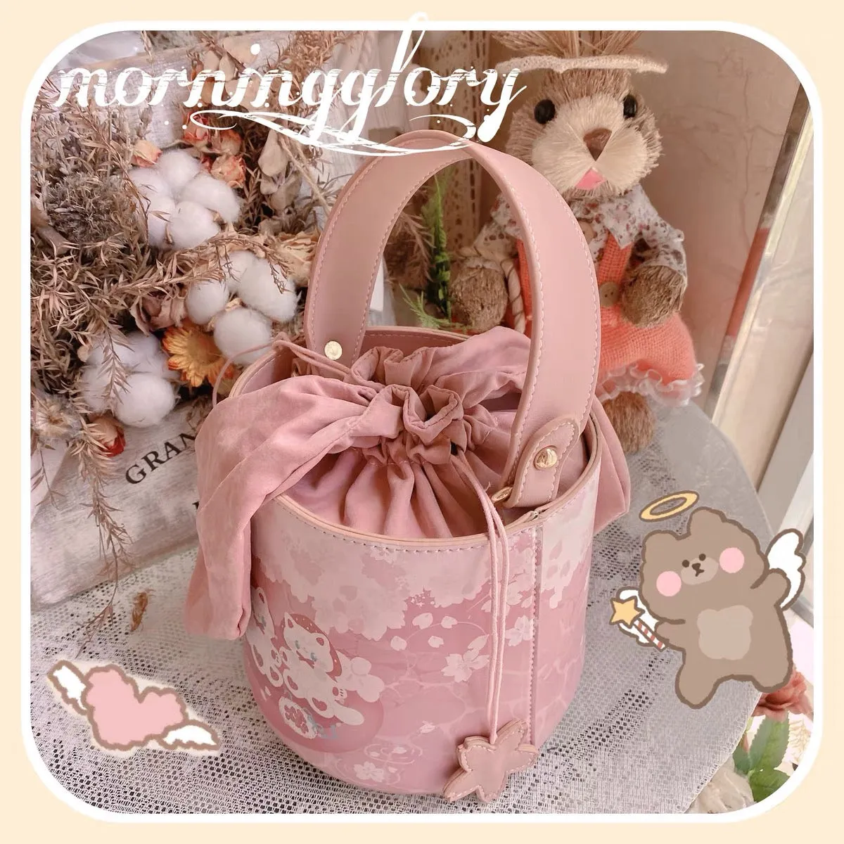 Morning glory bucket bag crossbody - SHOP NOW