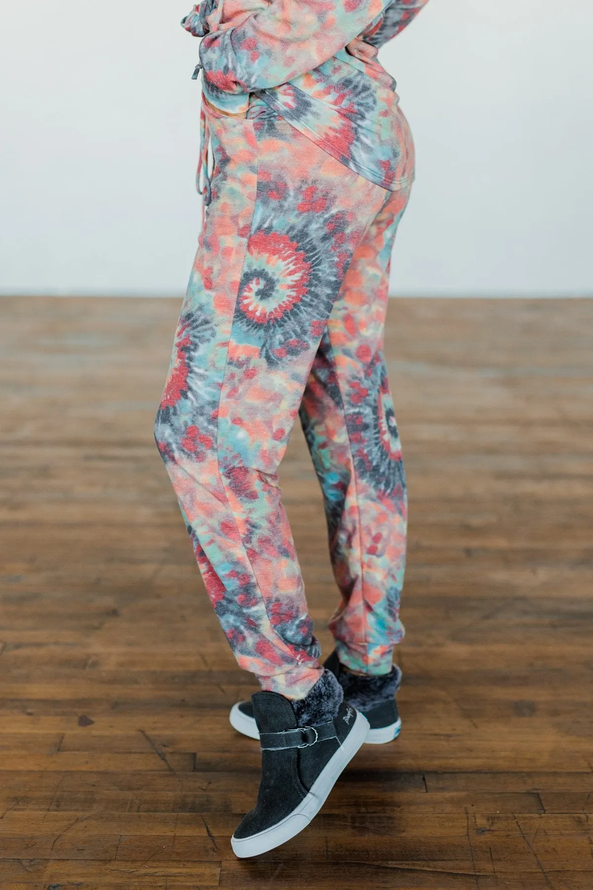 Multi-Color Tie Dye Joggers - Follow The Sun
