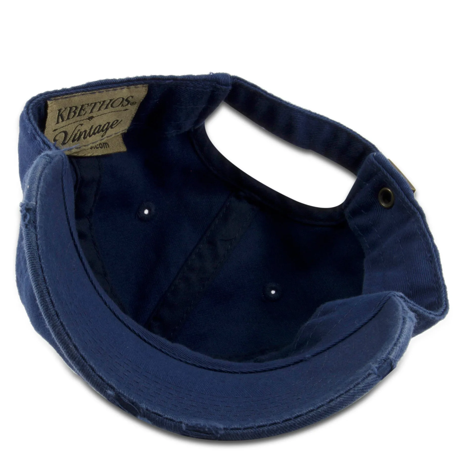 Navy Blue Distressed Kid's Hat - Adjustable Dad Hat