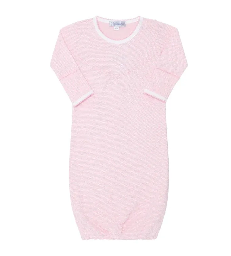 Pink Bubble Baby Gown