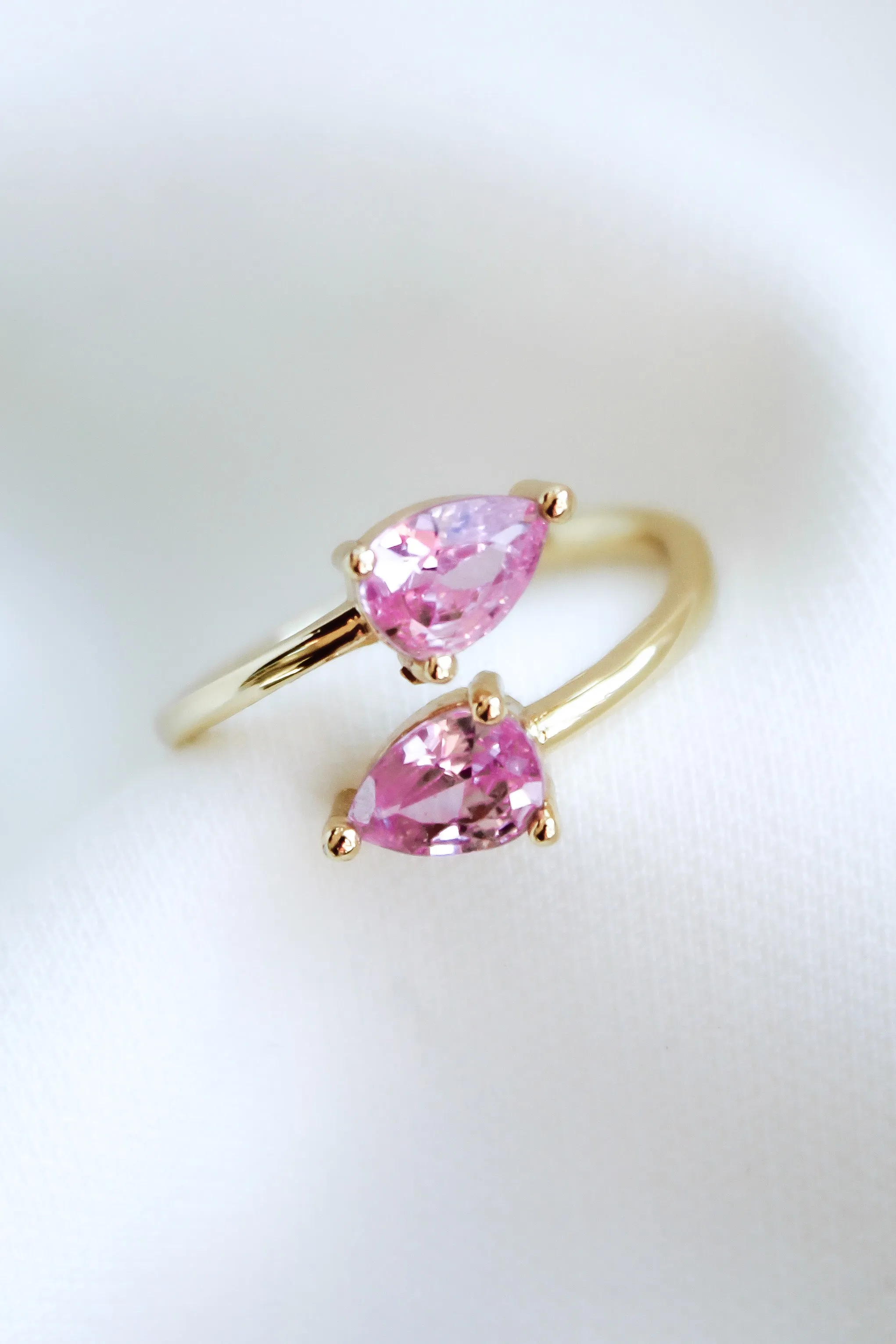 Pink Ice Teara Ring
