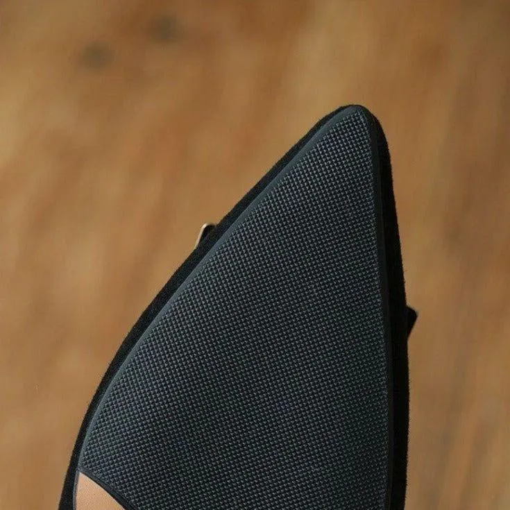 QM1252 Womens Casual Shoes, Chunky Heel Pumps