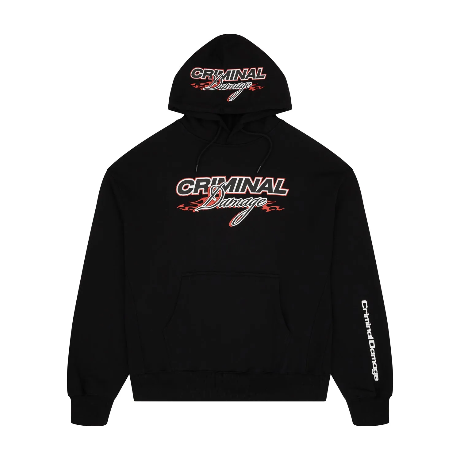 Racing Badge Hoodie - Black