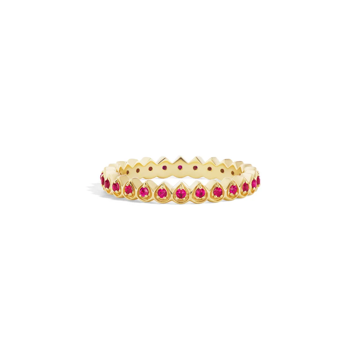 Results: Petite Flower Stacking Ring