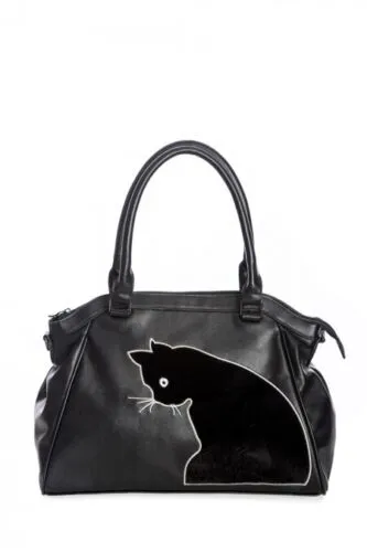 Sabrina Black Cat Handbag
