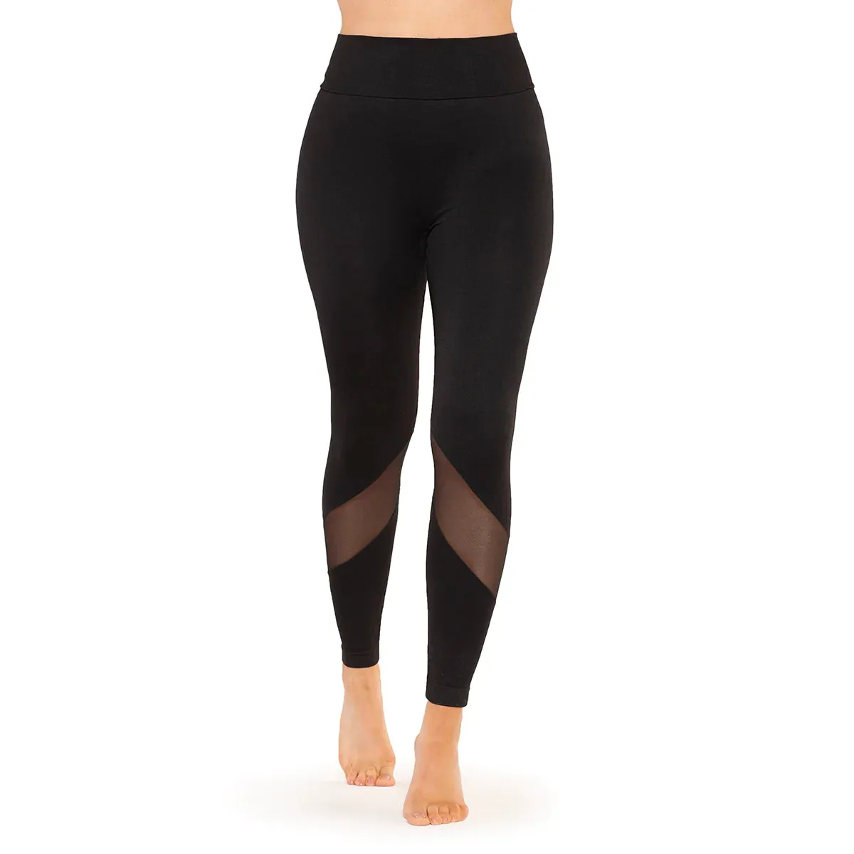 Sheer Detail Fashion Leggings
