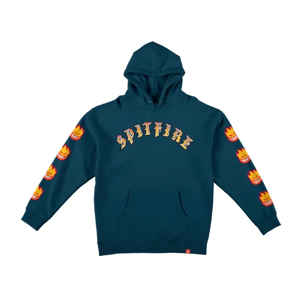 Spitfire Old E Bighead Slate Blue Hoodie
