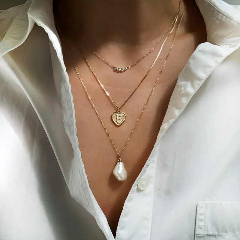 Stunning Baroque Pearl Necklace - High-Quality, Unique Jewelry Piece