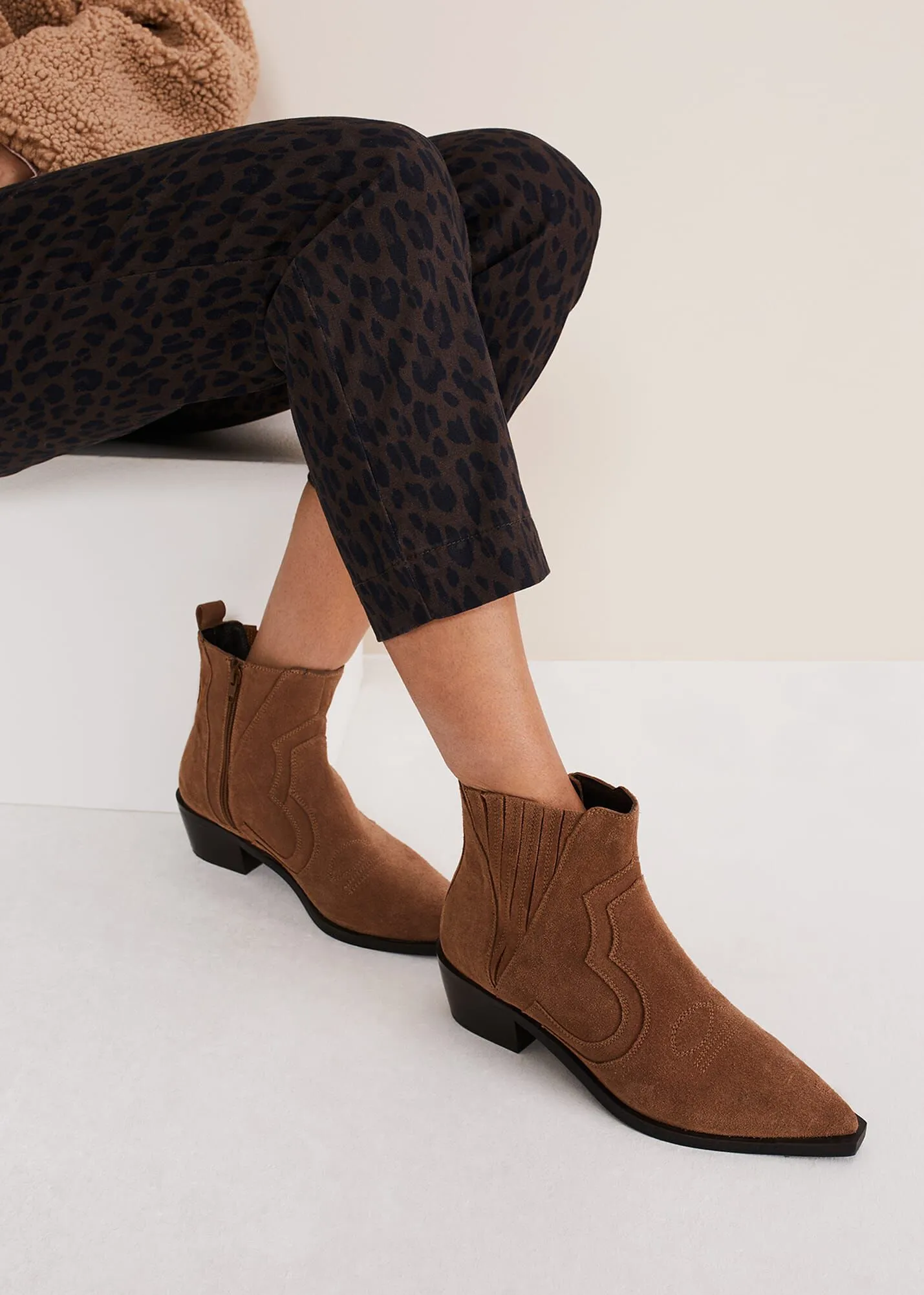 Suede Ankle Boots