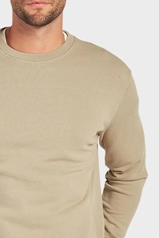 The Academy Brand Boston Crew Sweatshirt in Cedar - Shop Now