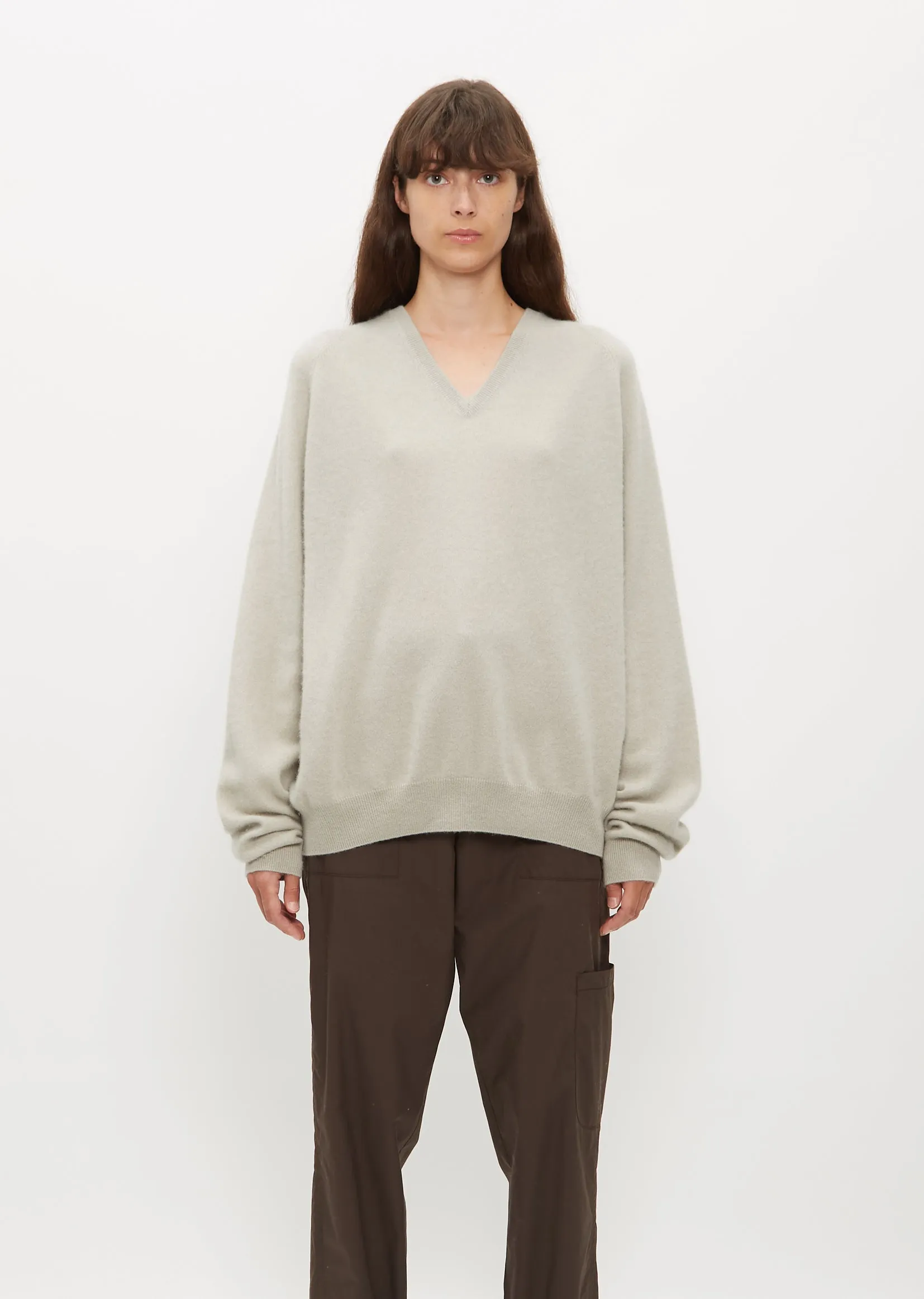 V-Neck Moon Sweater