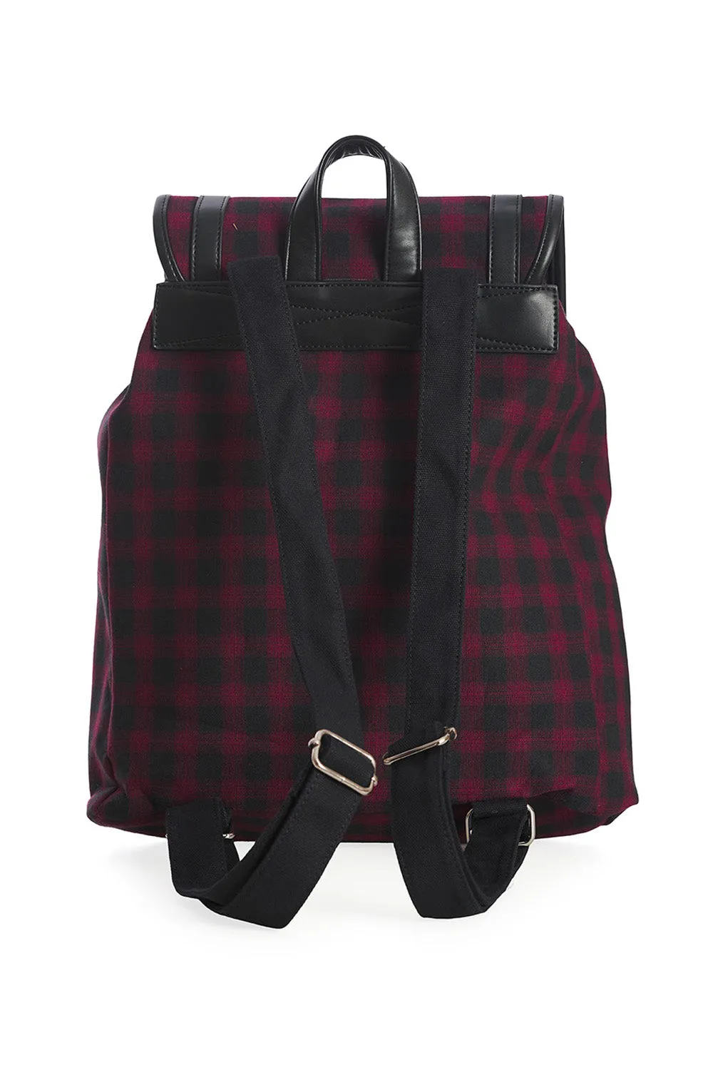 Yamy Backpack - Burgundy Tartan - Buy Now